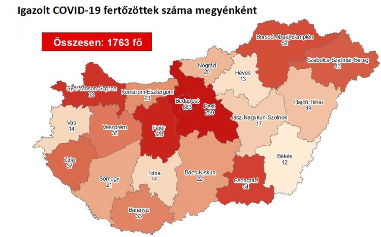 Tizennégyen haltak meg egy nap alatt a koronavírus miatt, tovább nőtt a fertőzöttek száma